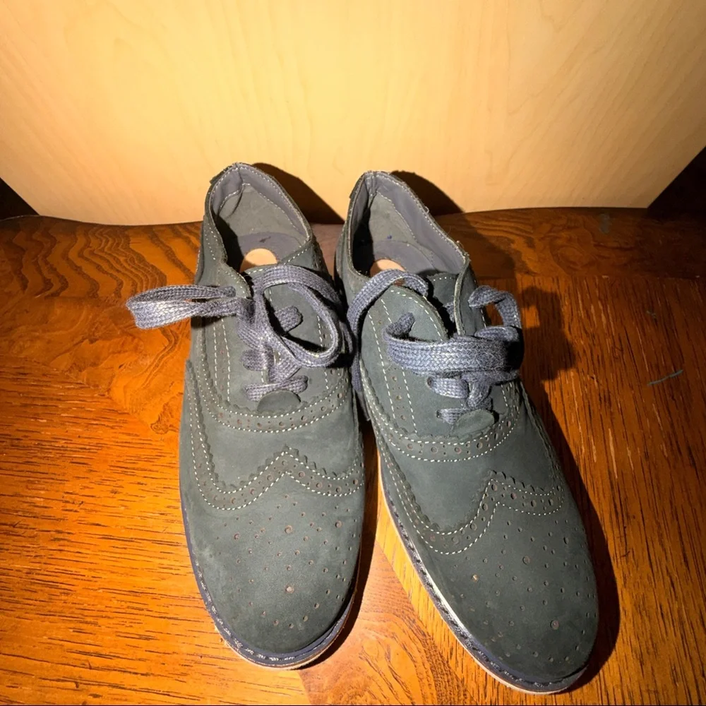 Boys Kenneth Cole Oxford Dress Shoes Navy